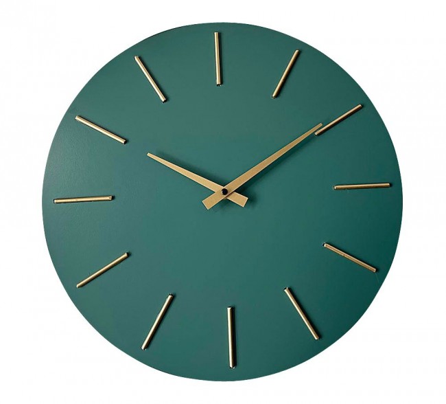 BIZZOTTO Nástěnné hodiny TIMELINE zelené 40 cm