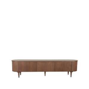 LABEL51 dřevěný TV stolek OLIVA tmavý 55x220 cm