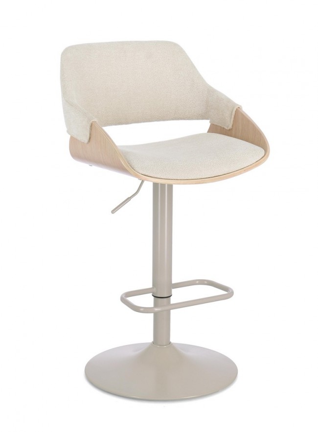 BIZZOTTO Designová barová židle ROXANNE béžová