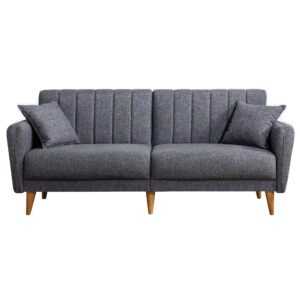 Atelier del sofa Rozkládací pohovka AQUA tmavě šedá 202 cm